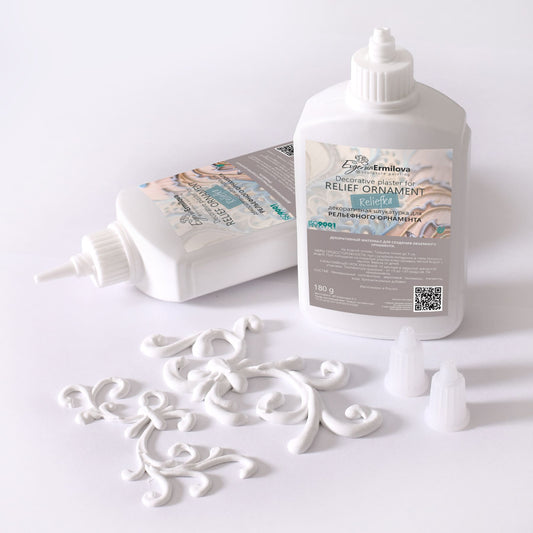 Decorative plaster White