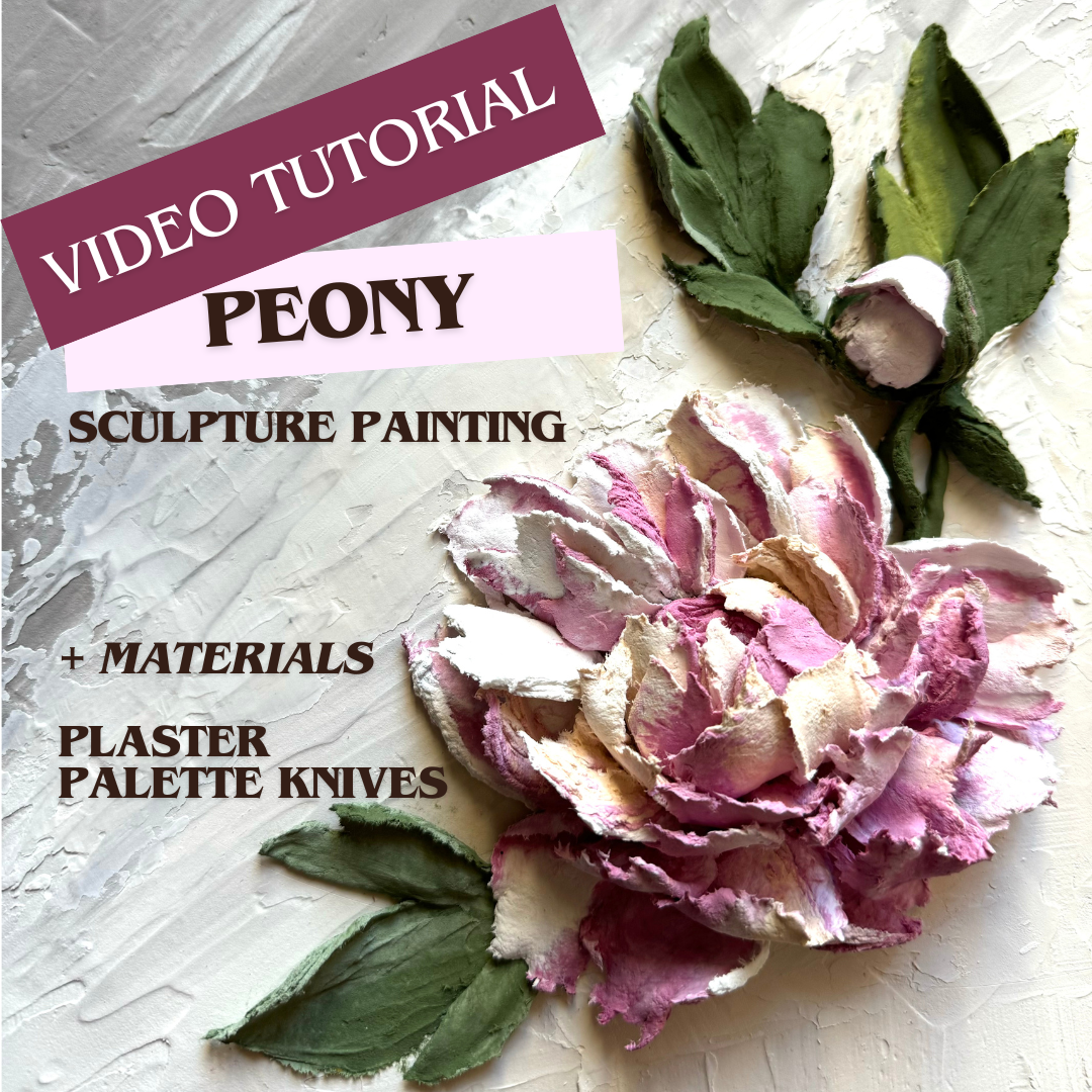 Beginners Video Tutorial "Peony" + Materials