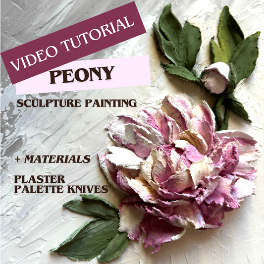 Beginners Video Tutorial "Peony" + Materials